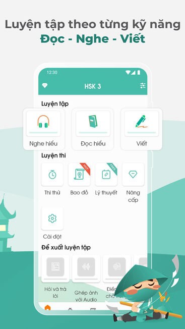 Luyện tập theo từng kỹ năng