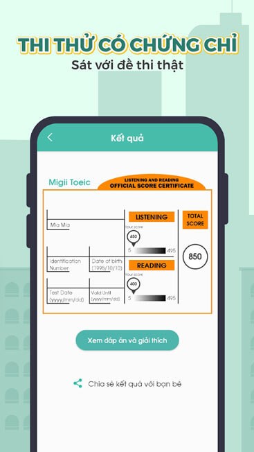 Thi thử có chứng chỉ
