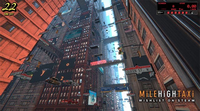 Chinh phục thế giới tương lai trong MiLE HiGH TAXi game