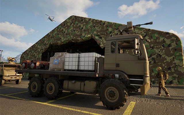 Game Military Logistics Simulator mô phỏng chân thực hậu cần quân sự với bối cảnh chiến tranh hiện đại