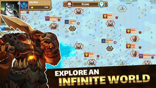 Khám phá một thế giới rộng lớn trong game MMORTS - Million Lords