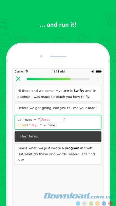 Tương tác với ngôn ngữ lập trình