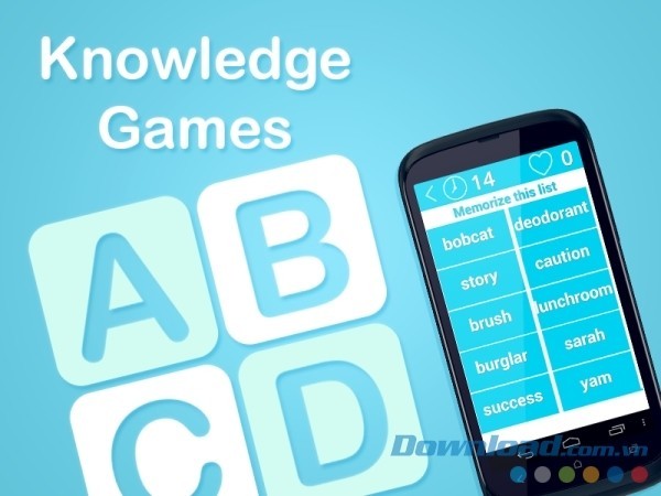 Mind Games Pro cho Android tập hợp bộ game kiểm tra kiến thức tuyệt vời