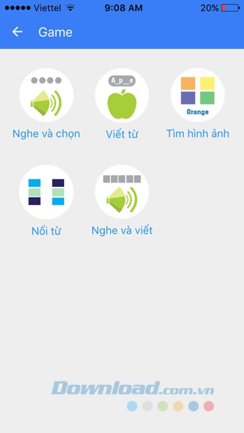 Danh sách Mini game