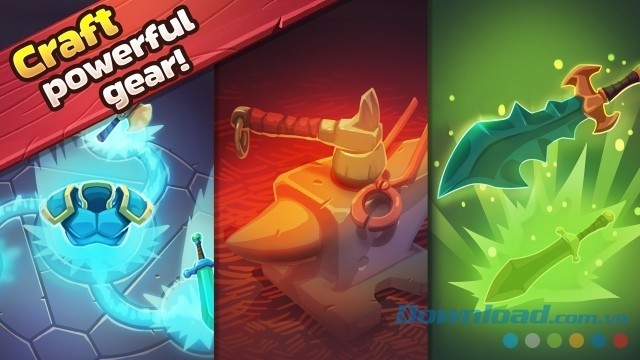 Khám phá và tự chế tác các vũ khí, trang thiết bị cho mình