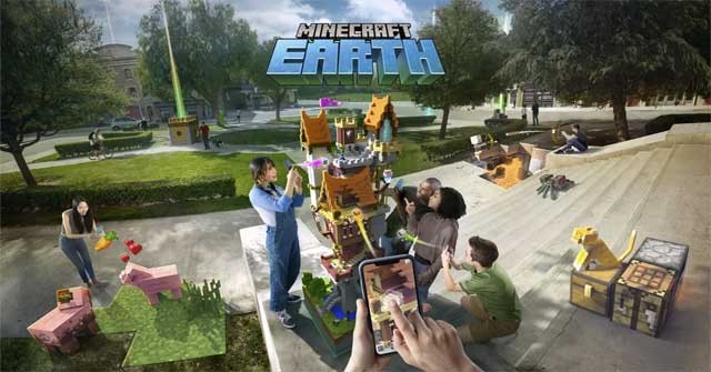 Trải nghiệm Minecraft trong thế giới thực với phiên bản AR Minecraft Earth cho Android