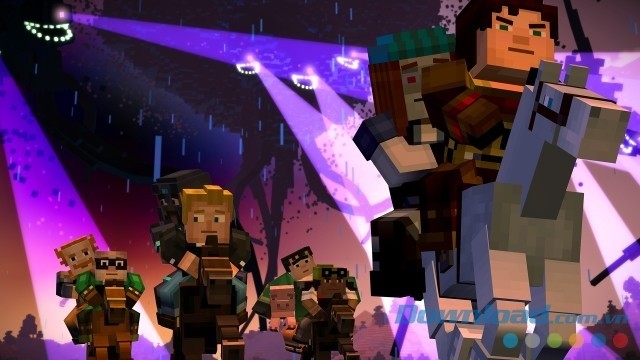 Gặp gỡ nhiều nhân vật trong game phiêu lưu Minecraft: Story Mode - A Telltale Games Series