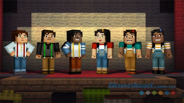 Nhập vai nhân vật trong Minecraft