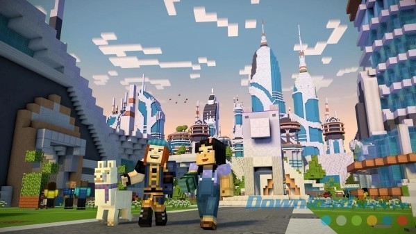 Hàn gắn tình bạn của Jess và nhóm trong Minecraft: Story Mode - Season Two cho Android