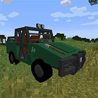 MineJurassic Vehicles Mod - Mod Xe Cộ Jurassic Park