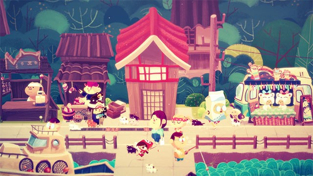 Tham gia phiên chợ đêm hàng tuần trong game Mineko's Night Market