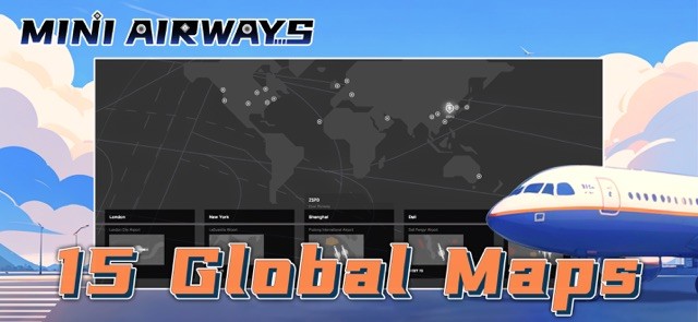 Chơi ở 15 bản đồ không lưu trên toàn cầu