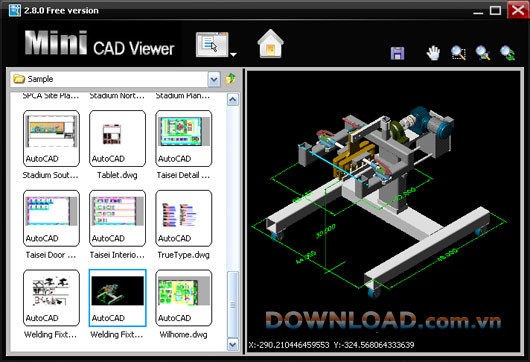 Mini CAD Viewer