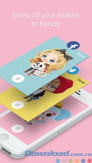 Chia sẻ ava với bạn bè