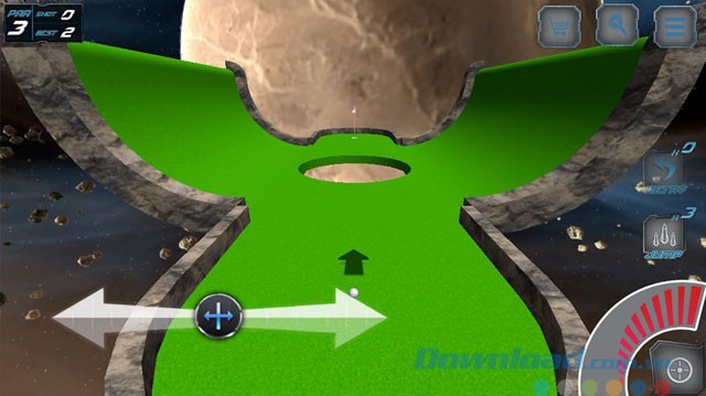 Sân golf 3D đẹp mắt