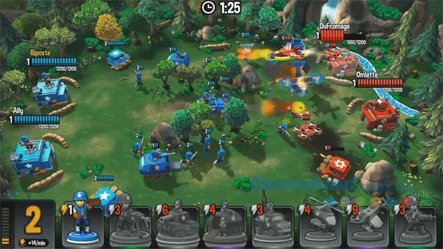 Game chiến thuật Mini Guns