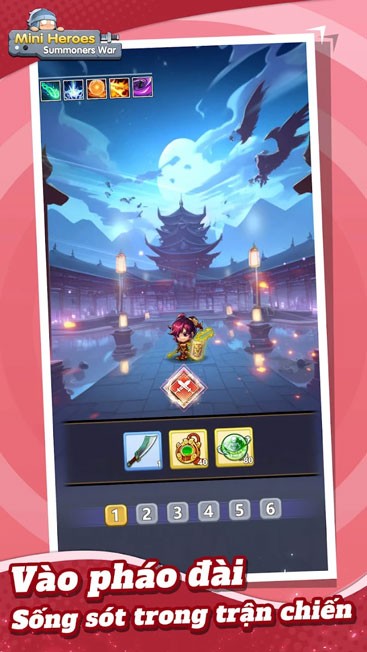 Vào pháo đài sống sót trong trận chiến