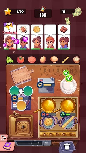 Nấu ăn theo đơn đặt hàng và phục vụ thực khách