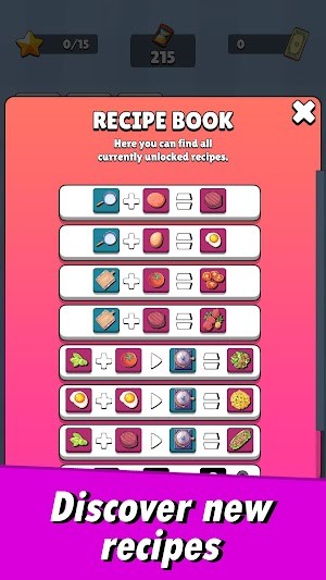 Khám phá các công thức mới