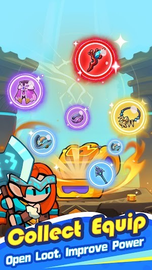 Thu thập trang bị, cải thiện sức mạnh