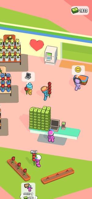 Vận hành siêu thị nhỏ của bạn ngày càng phát triển trong game My Mini Mart