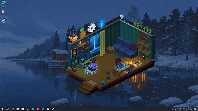 Trải nghiệm đồ họa Pixel phong cách Isometric