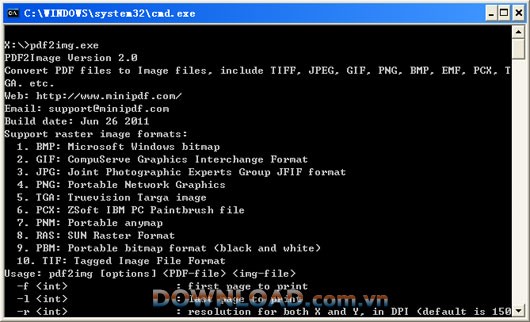 mini PDF to Image Converter