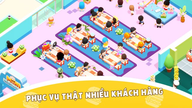 Nhân viên tự động nhận đơn, nấu ăn và phục vụ khách hàng