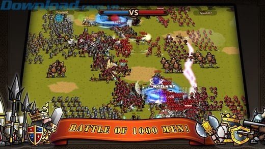 Chiến đấu trong trận chiến có hơn 1000 quân