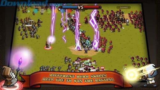 Các kỹ năng anh hùng khác nhau