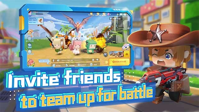 Mời bạn bè đến lập nhóm chiến đấu