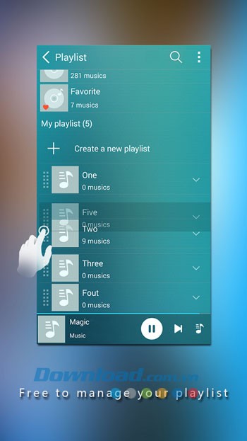 Quản lý nhạc đơn giản với MiniAndroid Music Player