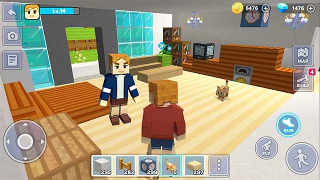 Khám phá thế giới, thu thập tài nguyên, chế tạo và xây dựng các công trình