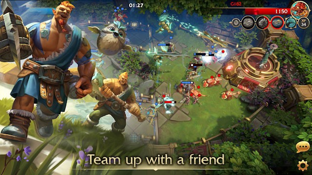 Lập team với bạn bè và cùng nhau chiến đấu