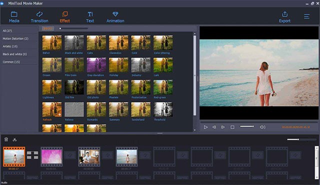 Sáng tạo phim nhanh chóng và chuyên nghiệp với MiniTool Movie Maker Free phiên bản mới nhất