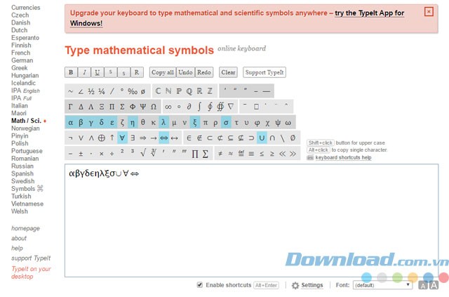 Nhập công thức toán học