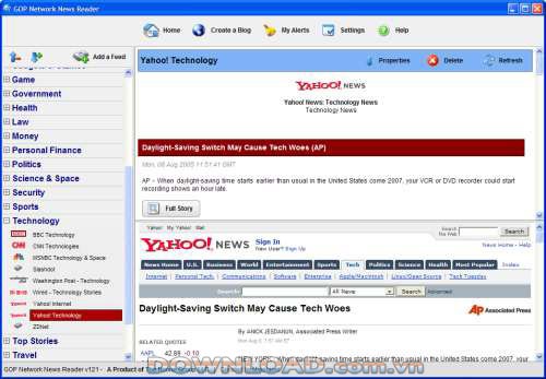Mioplanet RSS Newsreafer