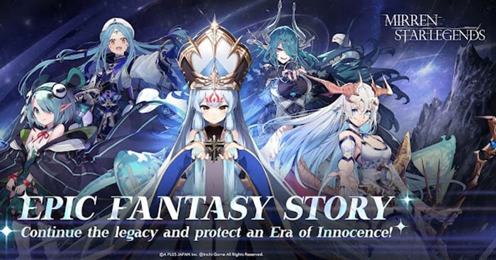 Thưởng thức câu chuyện giả tưởng hoành tráng trong game Mirren: Star Legends