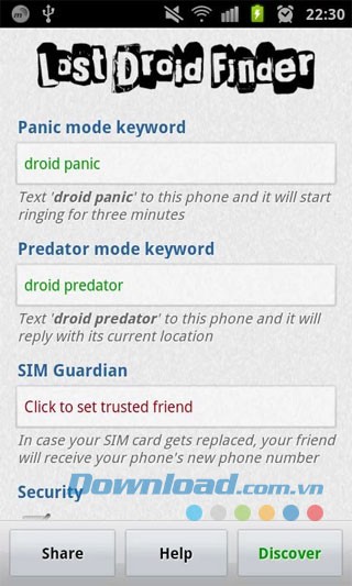 Lost Droid Finder cho Android