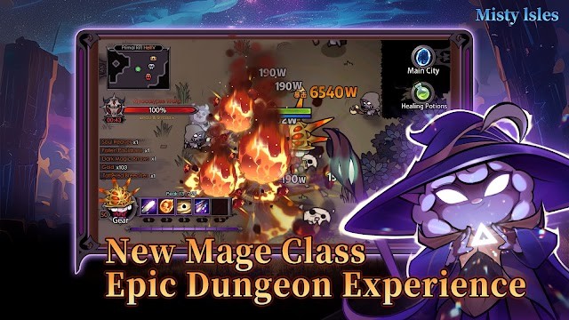 Misty-Isles có lớp nhân vật Pháp sư mới, chinh phục ngục tối hoành tráng