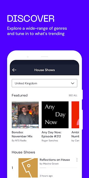 Khám phá các kênh radio, DJ mix trên Mix Cloud