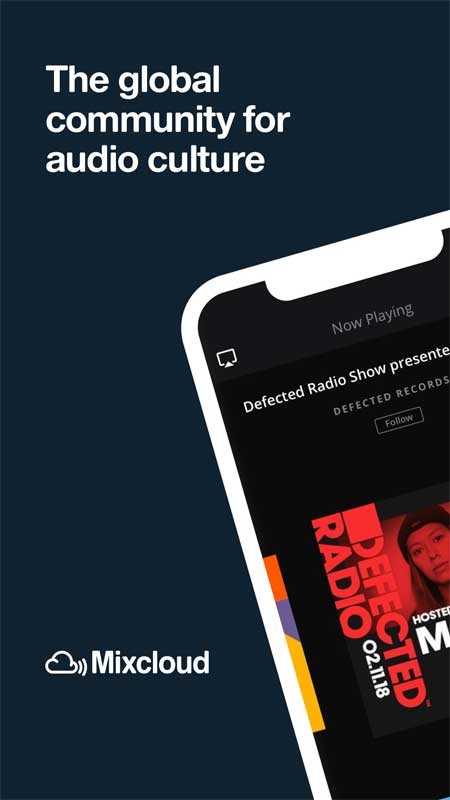 Mixcloud là cộng đồng toàn cầu về văn hóa nghe