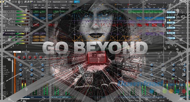 Giao diện phần mềm Mixcraft 8