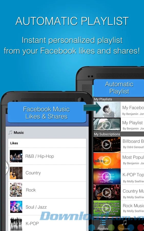 Khả năng tự tạo danh sách nhạc