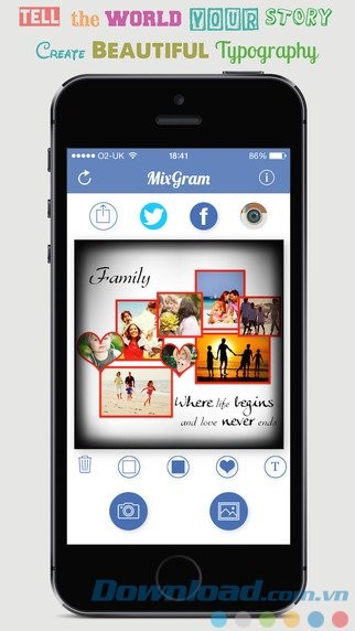 Chèn chữ vào ảnh