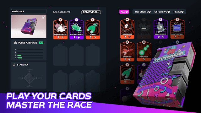 Chơi các thẻ bài, làm chủ cuộc đua