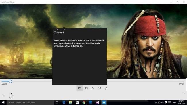 MKV Smart Player hỗ trợ chia sẻ nội dung qua mạng không dây