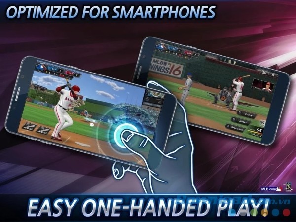 Trải nghiệm MLB 9 Innings 17 trên Android một cách thuận tiện với một tay