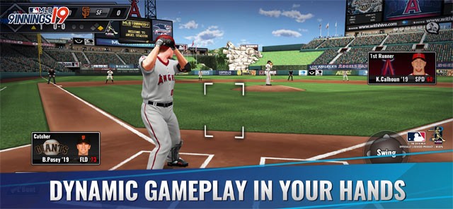 MLB 9 Innings 19 có cơ chế điều khiển dễ dàng
