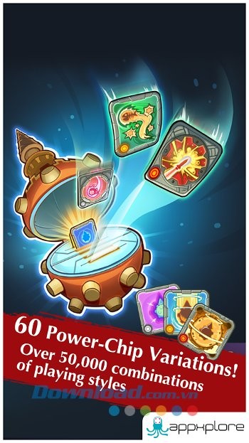 Hơn 60 bổ trợ hấp dẫn trong game Mobfish Hunter